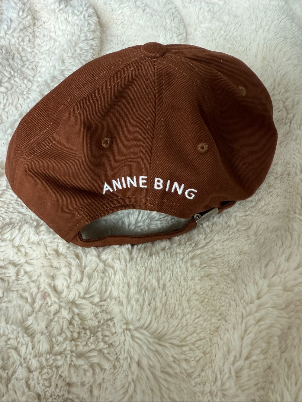 Anine Bing Jeremy Baseball Cap - OS Dark Camel - Picture 3 of 4